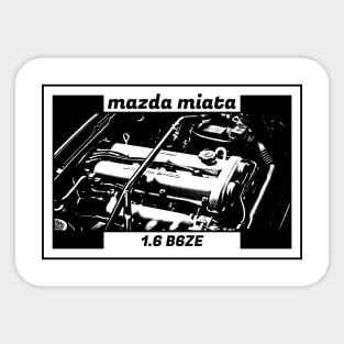 Mazda Miata MX-5 NA ENGINE Sticker